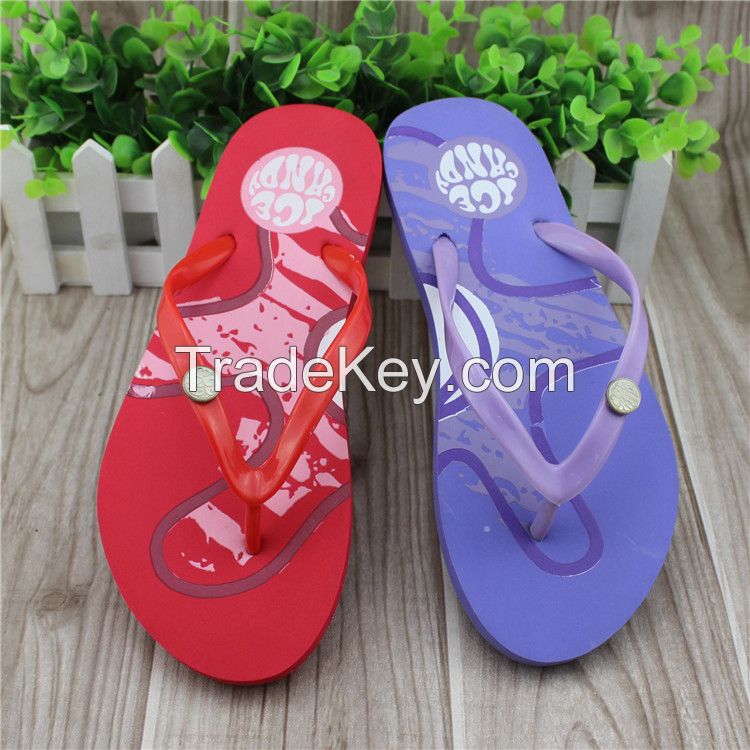 PVC strap girls cheap personalized slippers