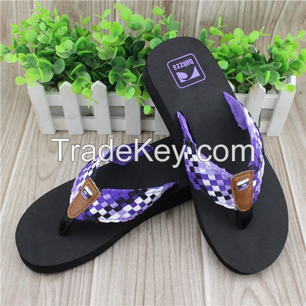 Women style mid-heel flip flops