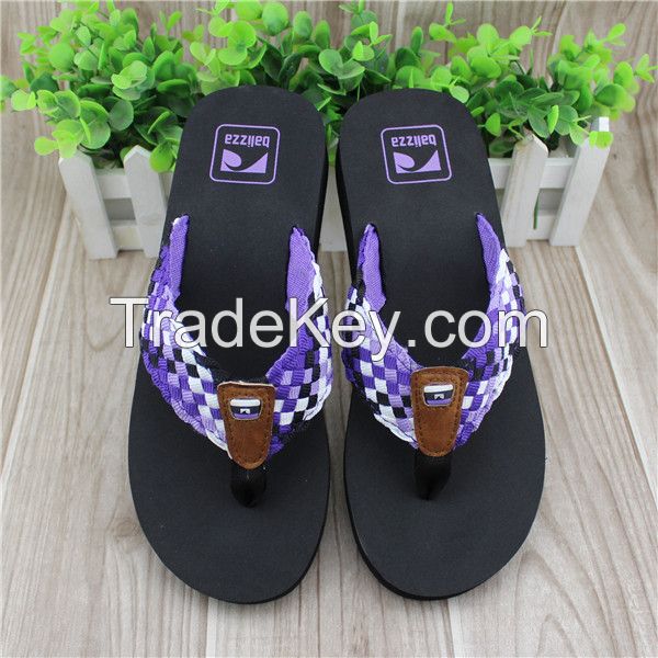 Women style mid-heel flip flops