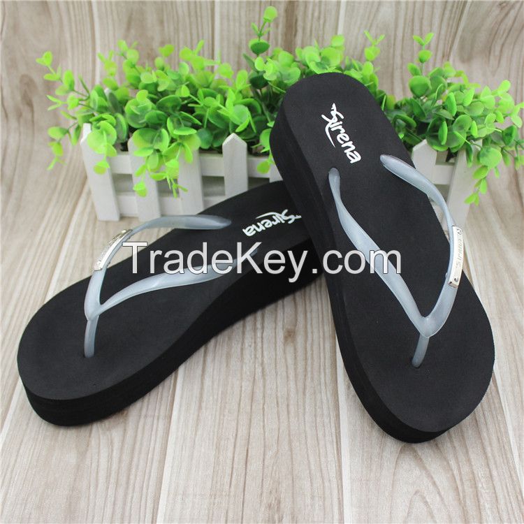 Girls fashion high heel slippers