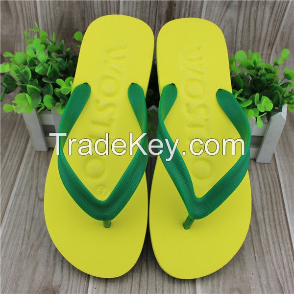 Bright color hot sale flip flops