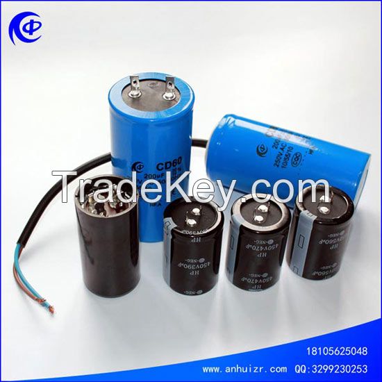 Aluminum Electrolytic Capacitor cd60 high voltage capacitor
