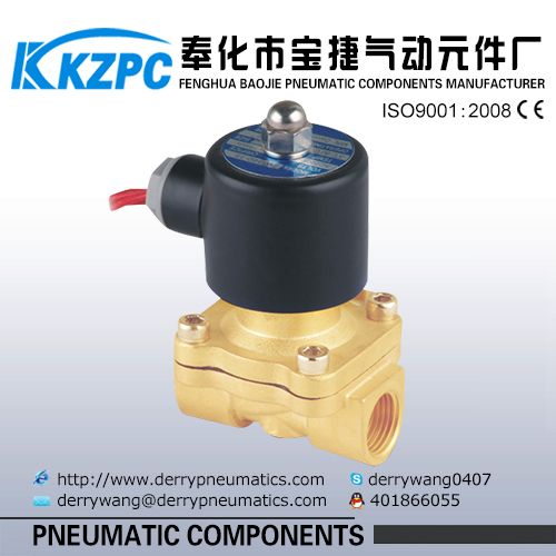 2 Way Normally Closed brass 110v solenoid valve