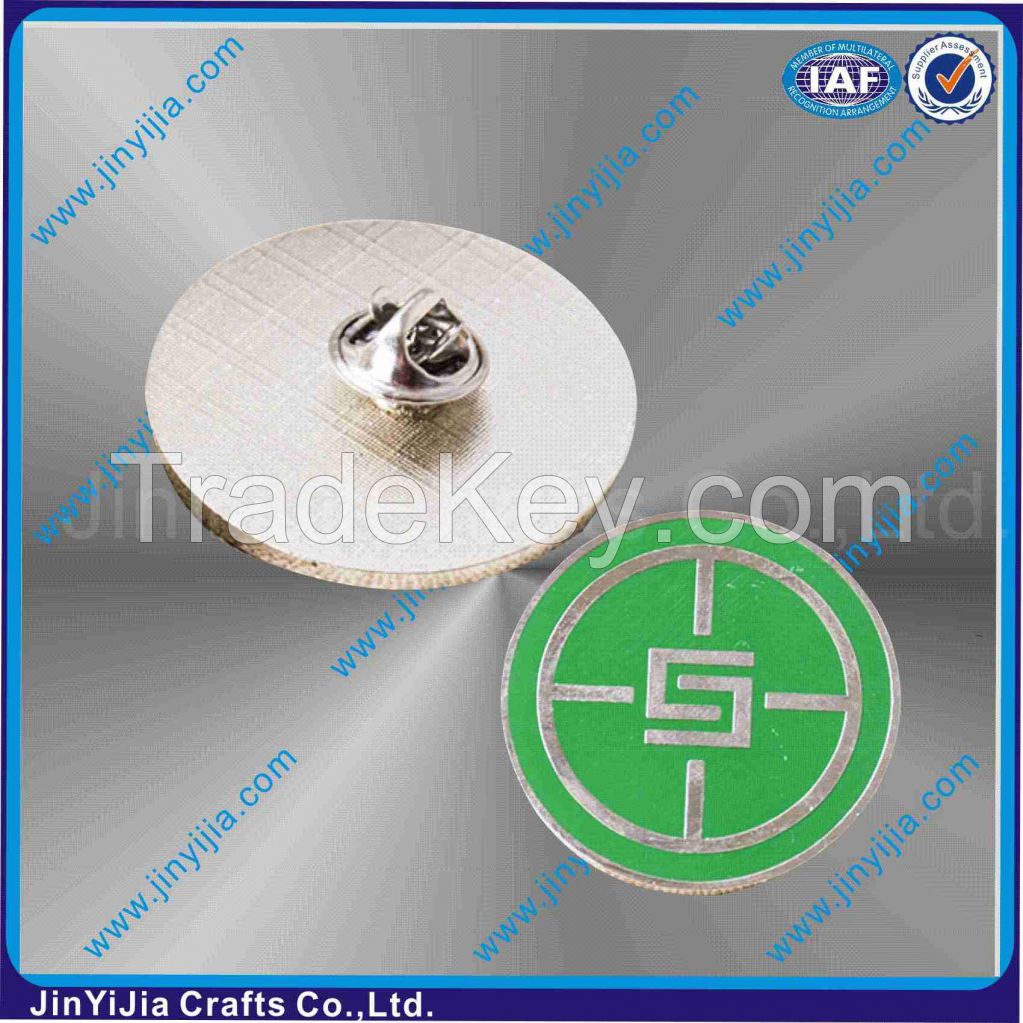 Soft Enamel Button Badges With Gold Plating