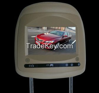 7" headrest MP5 with Digital High resolution FTF LCD screen
