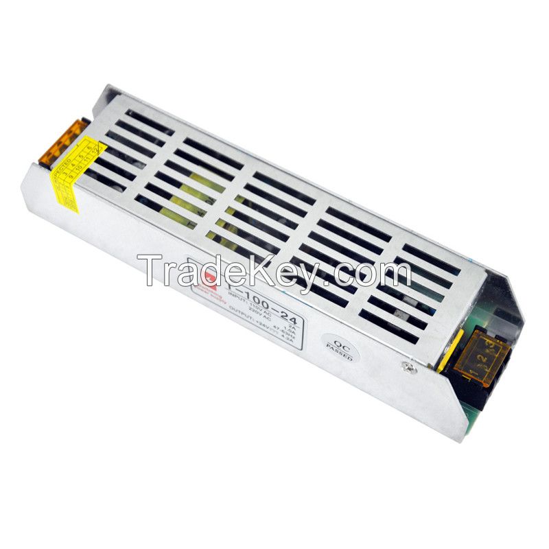 AC 85~265V to DC 24V 100W 4.2A Linear Switching Power Supply for LED