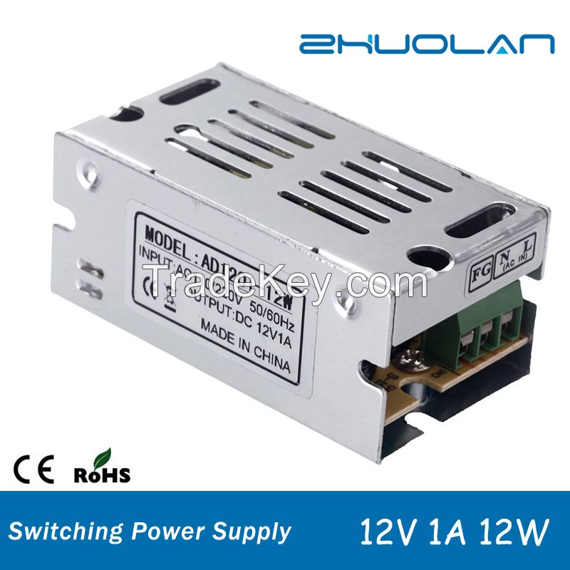 Factory price 12V 1A 12W High Quality Switching Power Supply