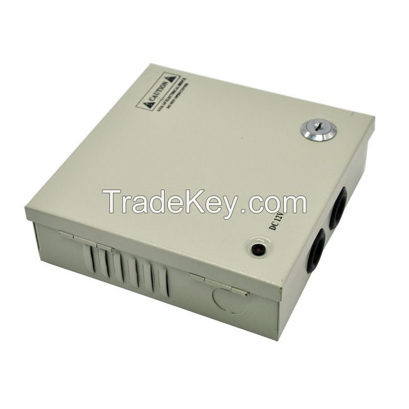 4 Channel AC to DC 12V 3A 5A 15A CCTV Power Supply Box for CCTV Camera