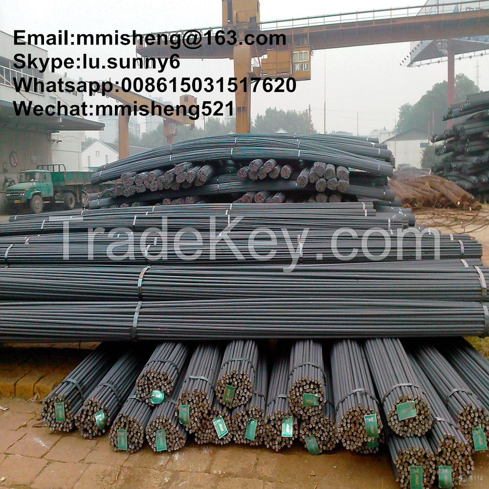 cheap price good quality deformed steel bar reinforced steel rebar TMT bar iron bar