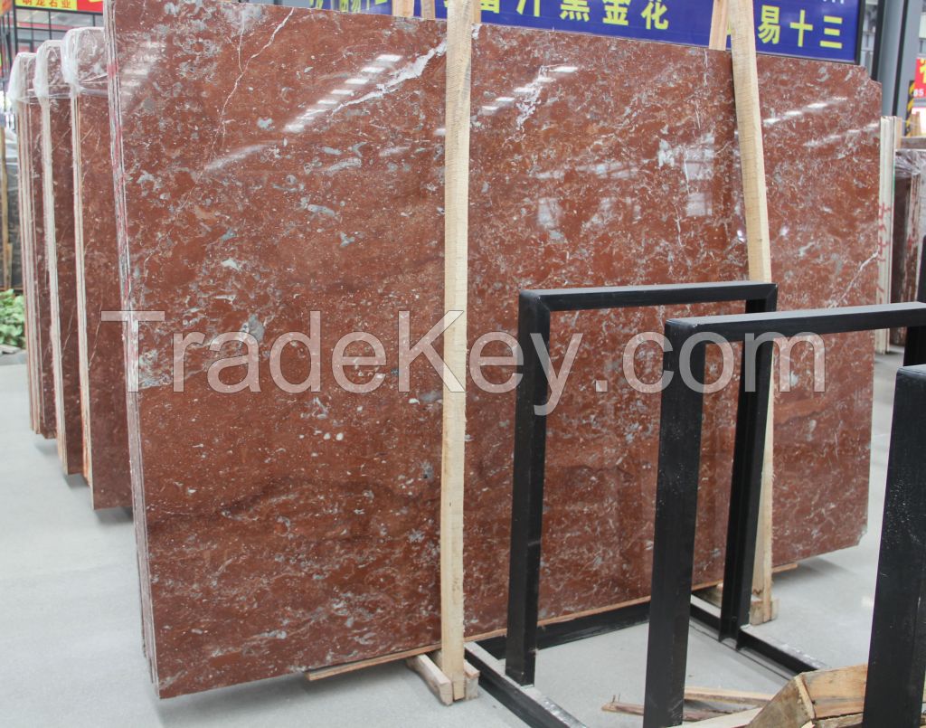 China Royal Red Marble Polished Slabs