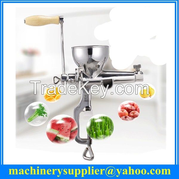 multifunction manual stainless steel wheat grass juicer home use stainless steel hand-made wheatgrass juice extractor low speed juicer for baby