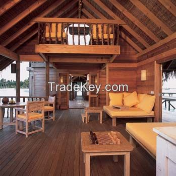 prefabricated knockdown house wooden timber log home