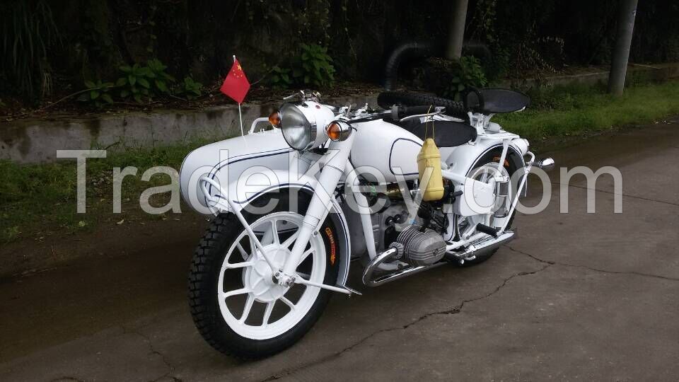 Customized White Color 750Cc Motorcycle Sidecar