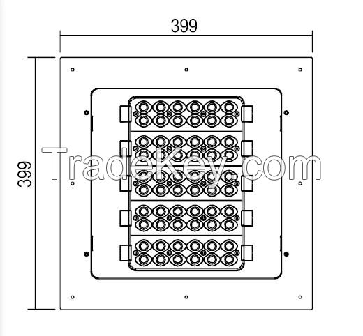 IP66 Petrol Station Explosion-proof LED Canopy Light