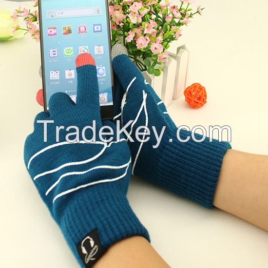 Conductive Touch Fingers Touch Screen Smart Gloves