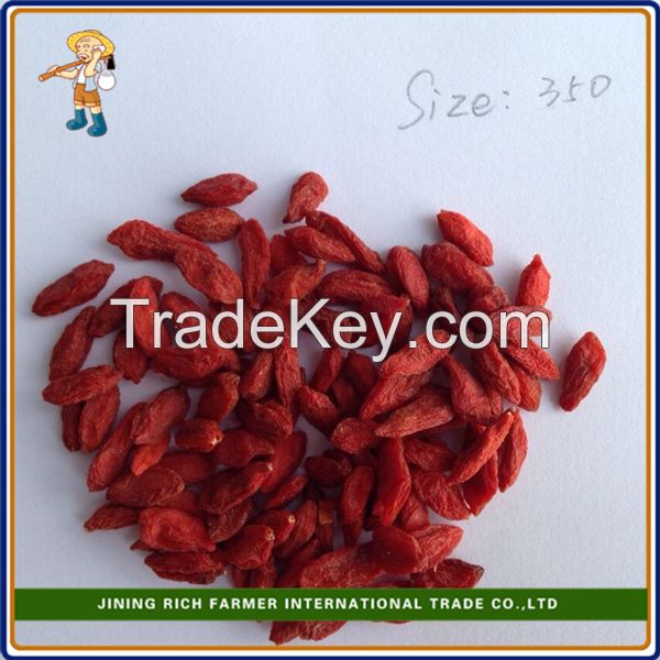 Hot sale dried wolfberry of 180 grains per 50 gram