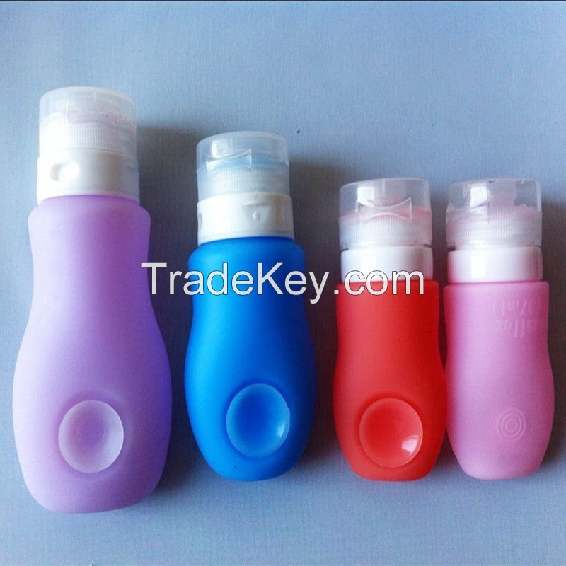 Portable Squeeze Food Grade Silicone Bathroom Travel Kit