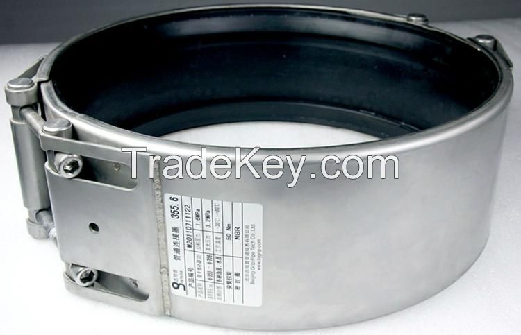 double lock type pipe repair clamps for large pipe O.D