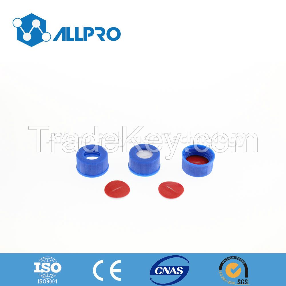 Blue Cap with Bonded Silicone Septa for 9-425 Autosampler Vial