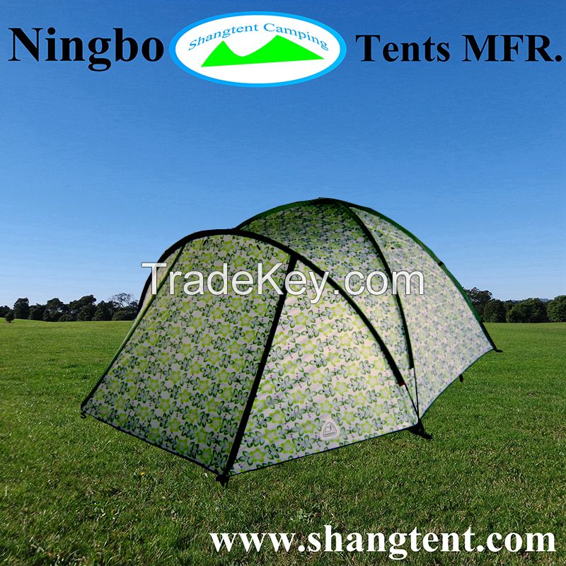 Heavy duty camouflage canvas tent