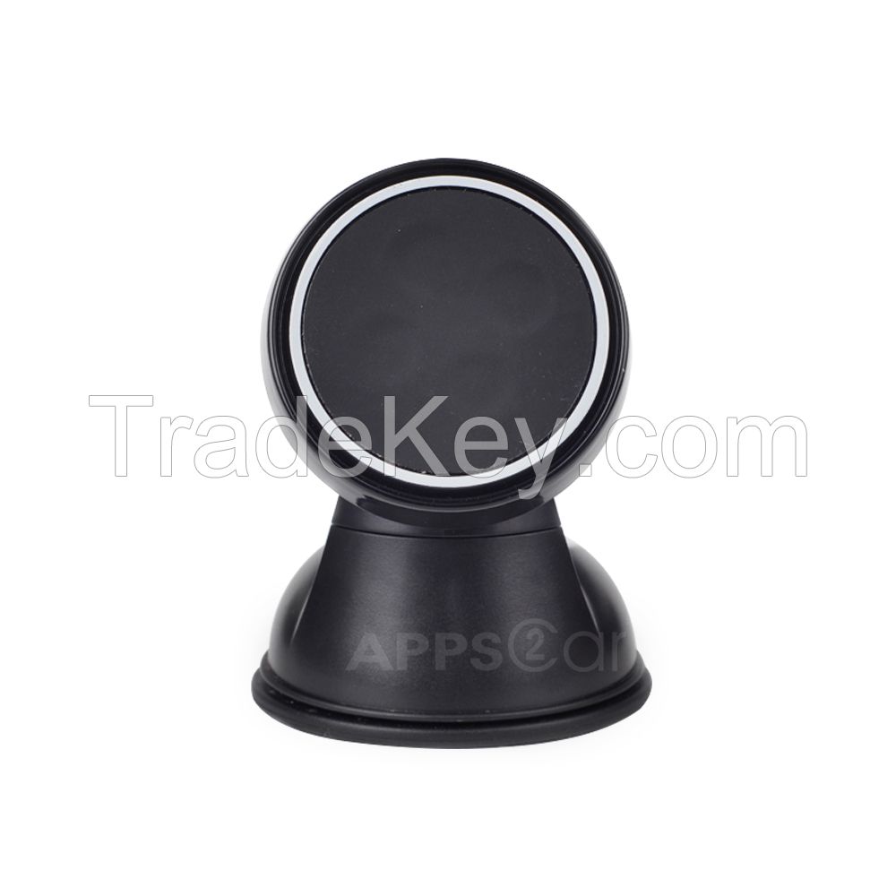ROHS approved! Apps2car Car Windshield & Dashboard Suction Cup Mount 360 Degree Rotating Universal Smart Phone Car Mount