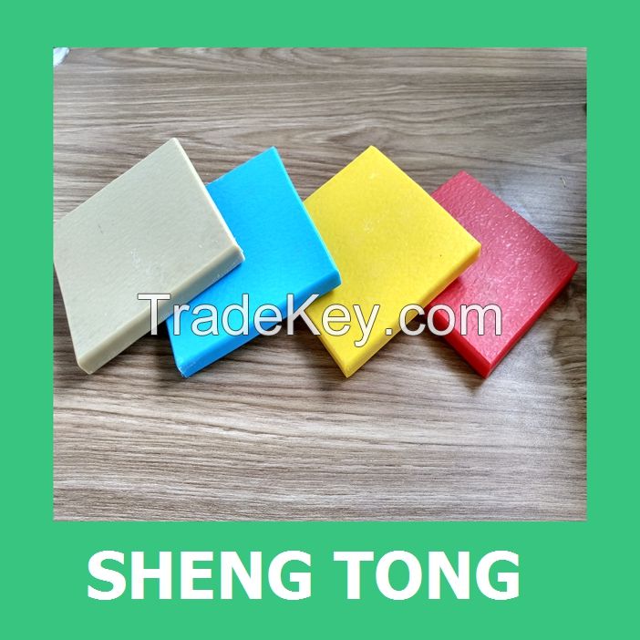 SGS approved Texture Leather surface price for HDPE single color sheet/board/pad