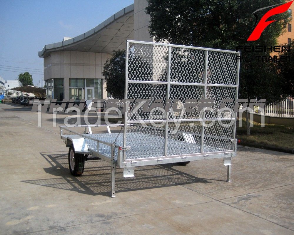 2015 new hot dipped galvanized ATV trailer with ramp