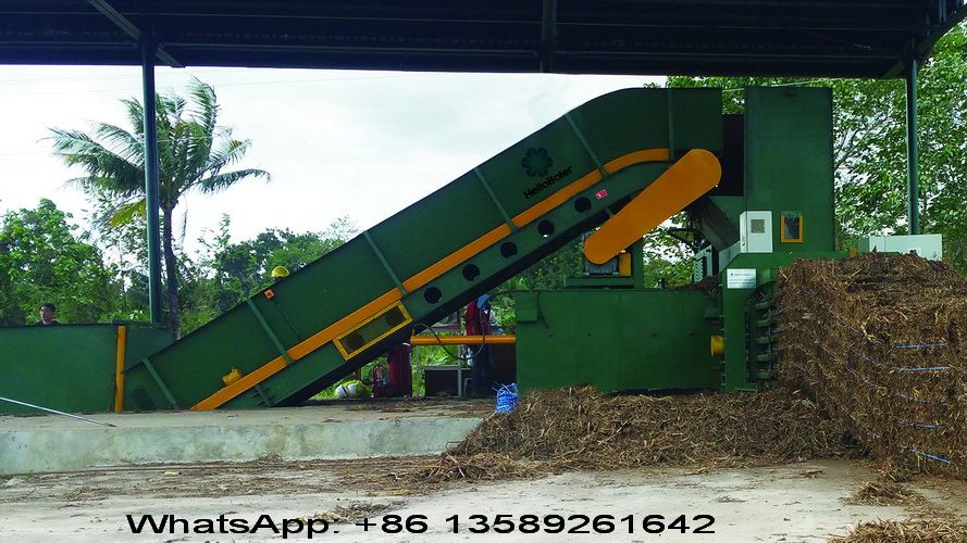 HelloBaler Horizontal Straw Baler with 8-10t/h capacity