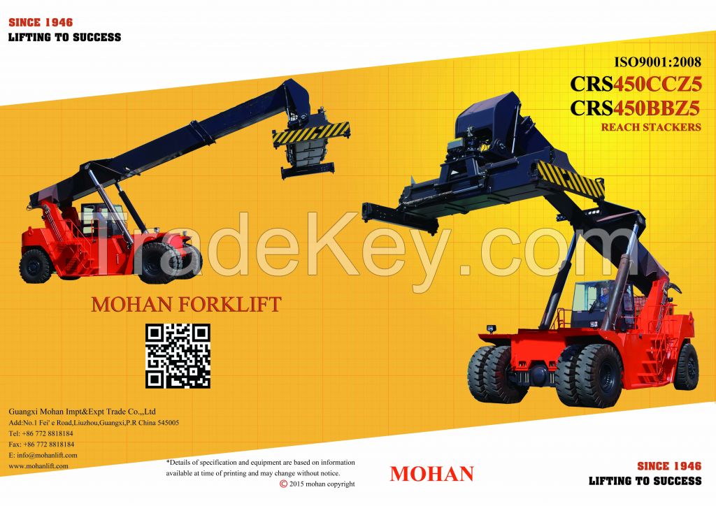 Hot sale empty container forklift truck for long material with CE