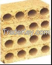 Hollow particle board for door core