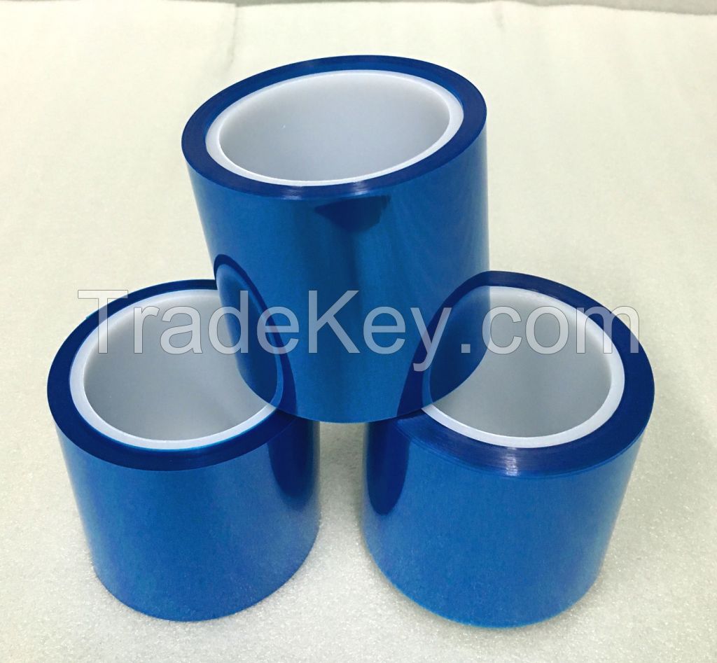 silicone coated blue PET film