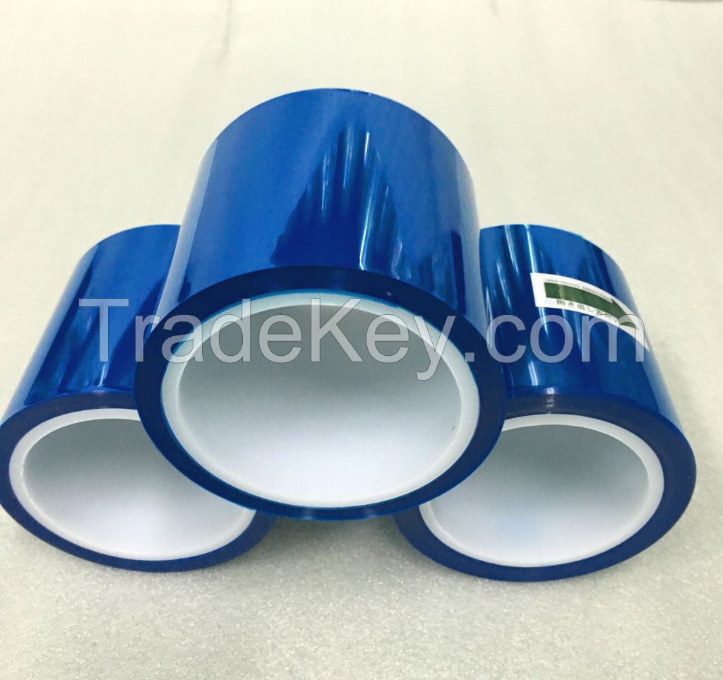 silicone coated blue PET film