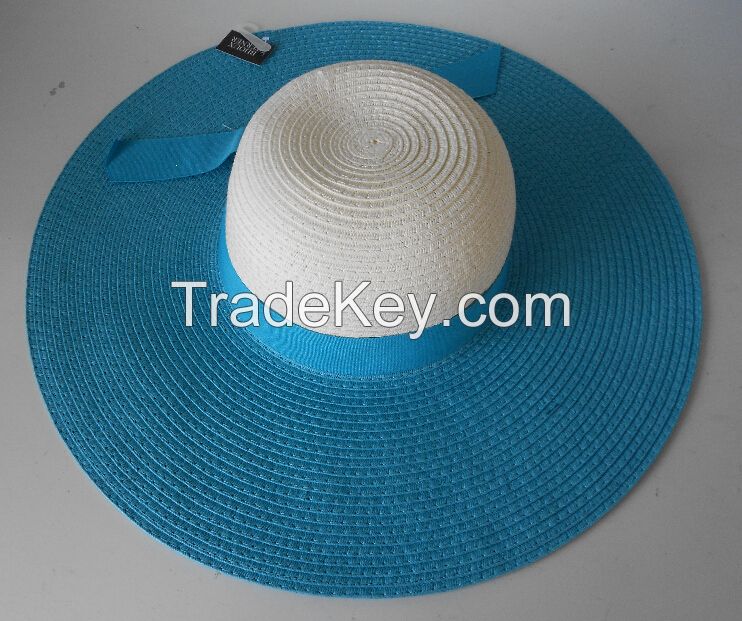 fashion paper straw lady summer hats beach hat