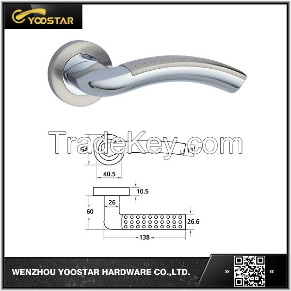 Middle east hot sale door handle/living room door handle/interior door door handle