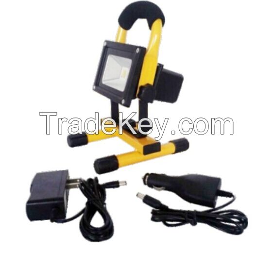 Portable emergency light 5w 10w 20w 30w 50w led flood light CE RoHS rechargeable led flood light