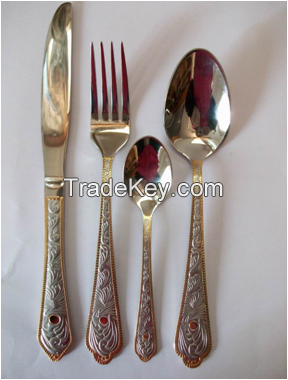 2015 hot sale stainless steel tableware/ cutlery/flatware