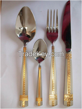 2015 hot sale stainless steel tableware/ cutlery/flatware