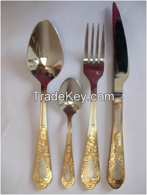 2015 hot sale stainless steel tableware/ cutlery/flatware