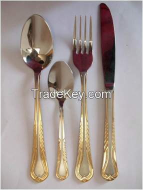 2015 hot sale stainless steel tableware/ cutlery/flatware