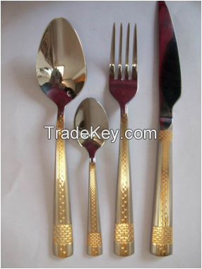 2015 hot sale stainless steel tableware/ cutlery/flatware