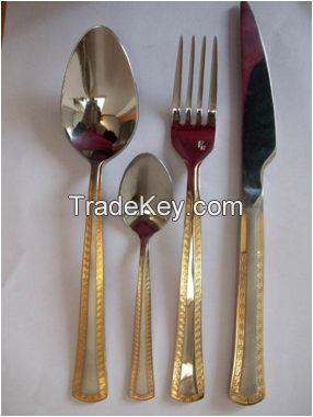 2015 hot sale stainless steel tableware/ cutlery/flatware