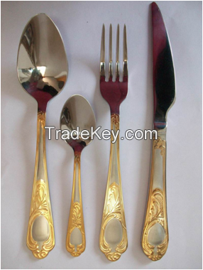 2015 hot sale stainless steel tableware/ cutlery/flatware