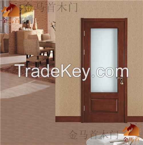 Shandong manufacturer customized solid wooden door