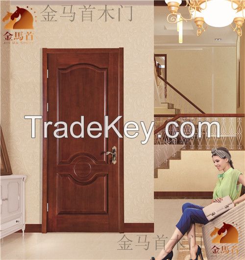 2015 hot sale customized solid wooden door