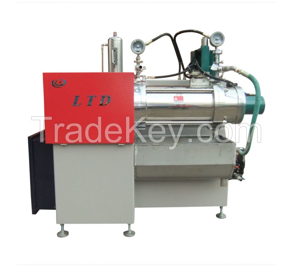 Chinese superfine horizontal turbine grinding sand mill for ink, pain