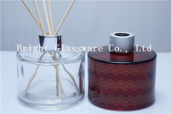 high quality custum glass bottle of reed diffuser