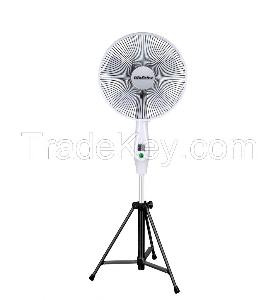 Brady Newest DC Brushless Energy-saving Oscillating Fan With Remote Control &amp; Power Bnak