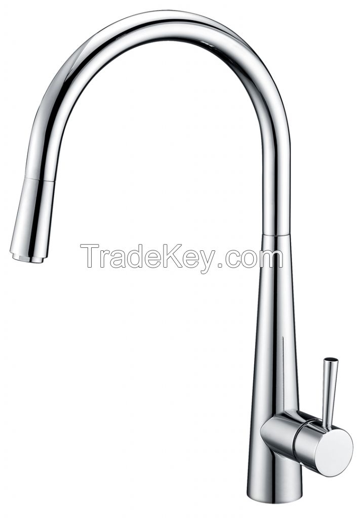 Single-lever kitchen mixer