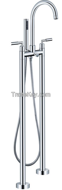 Floor-standing shower & bath mixer