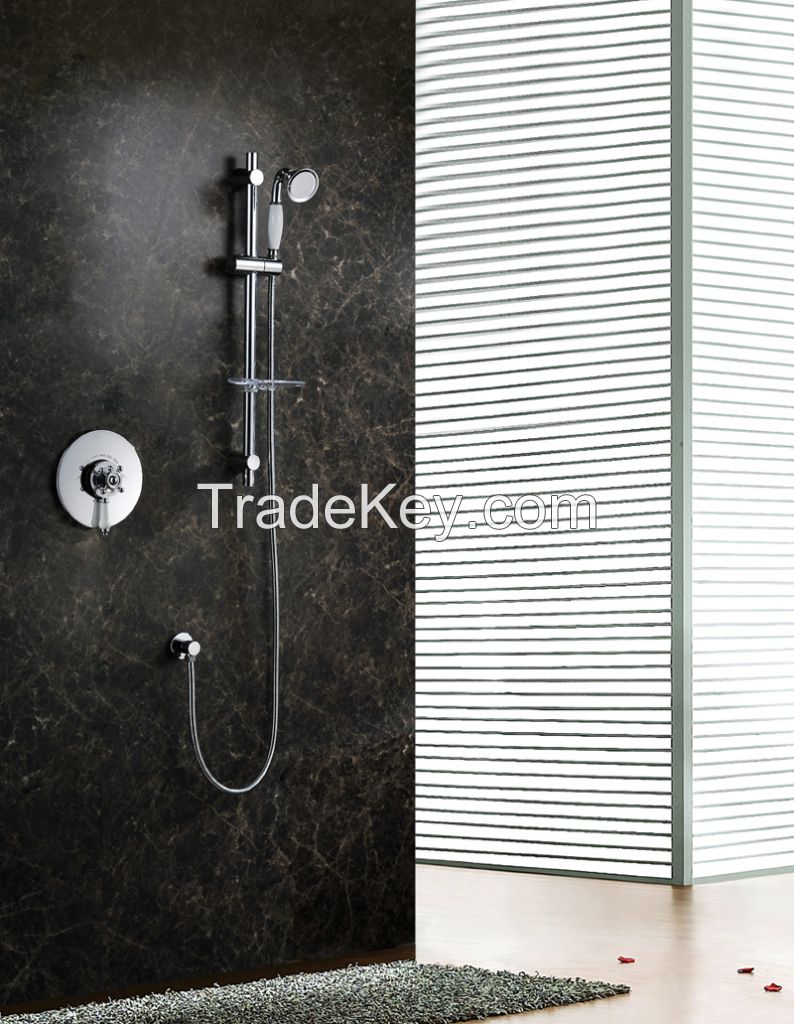 Concealed shower mixer